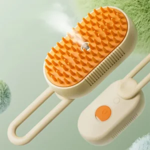 Escova elétrica 3 em 1 para cabelo de cachorro e gato, escova elétrica para limp