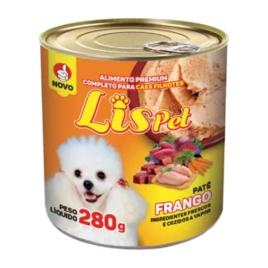 Alimento Completo / Ração Úmida / Patê para Cães Filhotes - LISPET - Sabor Frang
