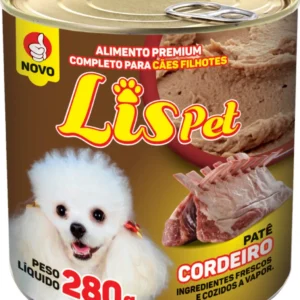 Alimento Completo / Ração Úmida / Patê para Cães Filhotes - LISPET - Sabor Corde