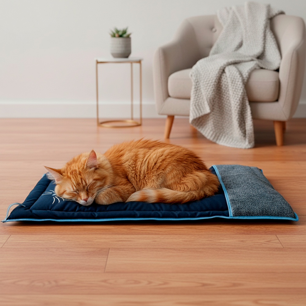 Colchonete Arranhador para Gatos Zoe Cor:Azul - Imagem 5