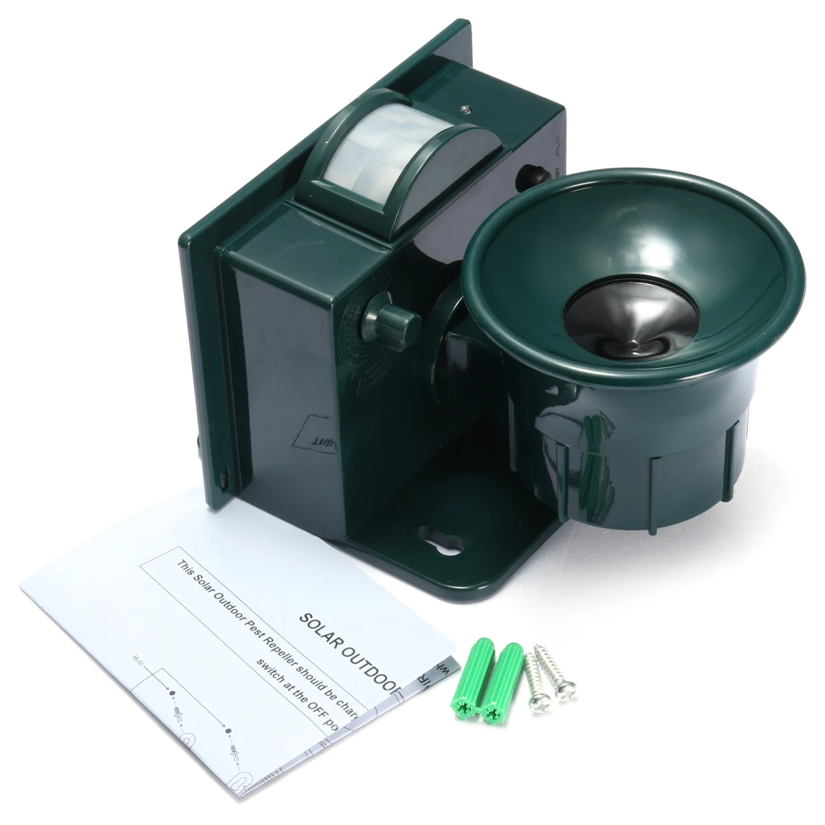 Repelente de animais à prova d'água com sensor de movimento, som, repelente de p - Imagem 15