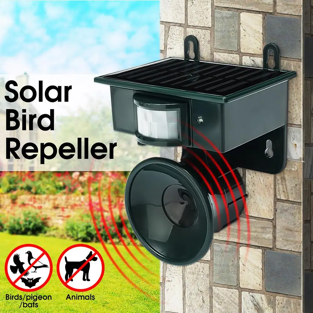 Repelente de animais à prova d'água com sensor de movimento, som, repelente de p - Imagem 12