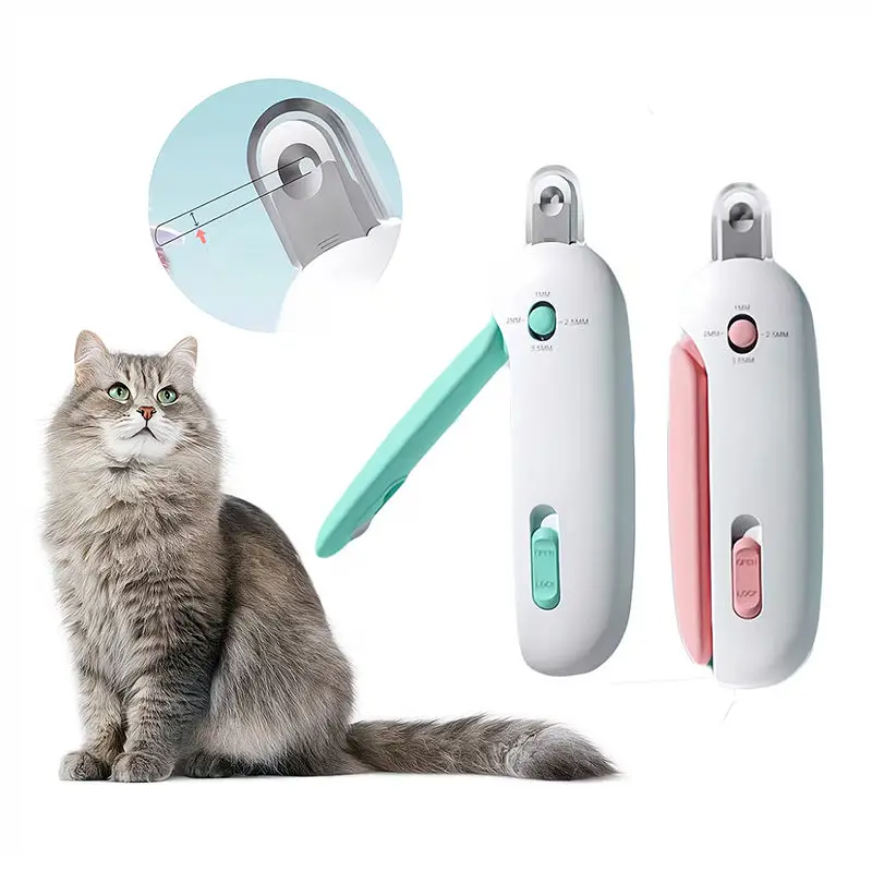 Cortador de unhas para cães e gatos, com furo ajustável, profissional, cortador