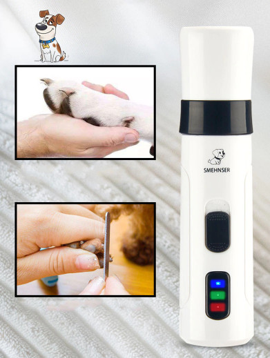 Lixa aparador De Unha Para Pets Cachorro Gatos Recarregável - Imagem 12